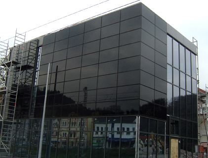 Solarstromanlage Fassade 